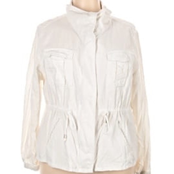 Old Navy Jackets & Blazers - Old Navy Women's Crisp White Utility Jacket